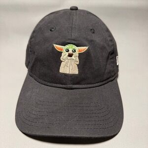 New Era Star Wars Mandalorian Baby Yoda Hat Mens OSFM Black 9TWENTY Adjustable